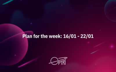 Plan for Week (16/01-22/01)