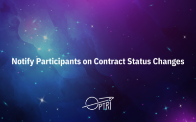 Notify Participants on the Contract Status Changes